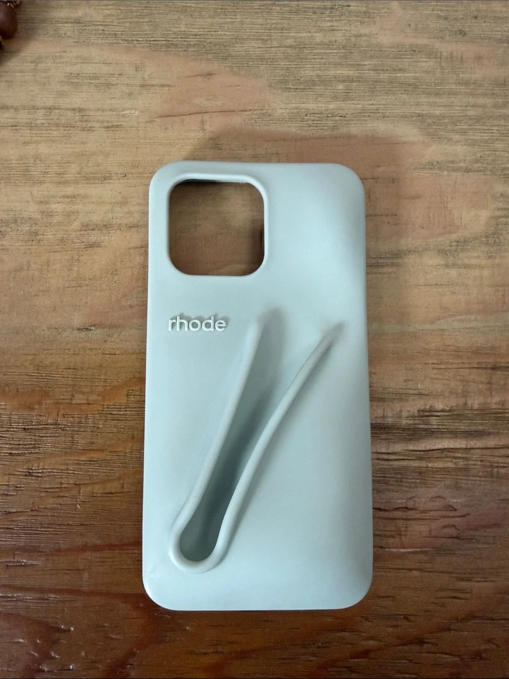 RHODE Pale Blue iPhone Case with Integrated Stand